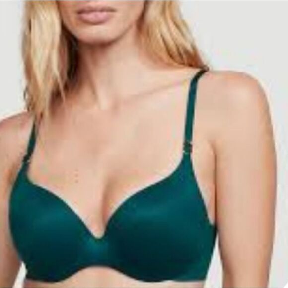 NWOT PINK Victoria's Secret Wear Everywhere multi Way Push Up Bra 32C - Picture 1 of 7